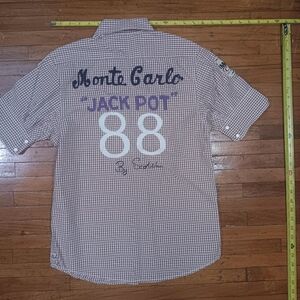 Scotch & Soda Kids Checkered Shirt - Purple and White